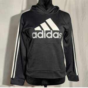 Adidas Black Pullover Hoodie, Small